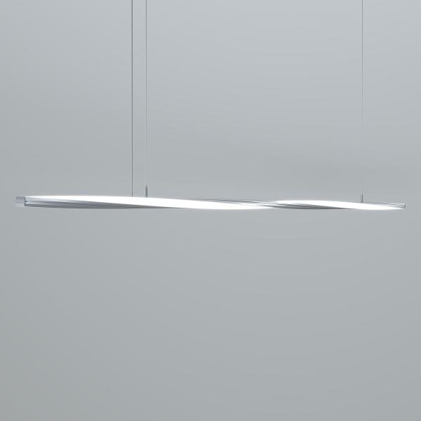 Minimalistische LED-Pendelleuchte für den Esstisch – KLUS Lampe SPIN-H-2